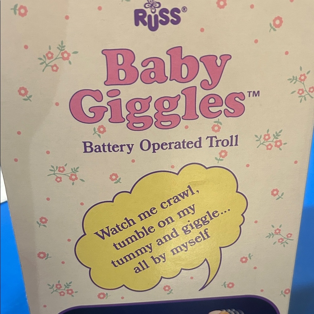 Russ Pink and White Baby Doll with Polka Dots! Baby toy! Vintage! Troll lovers! - Picture 6 of 9